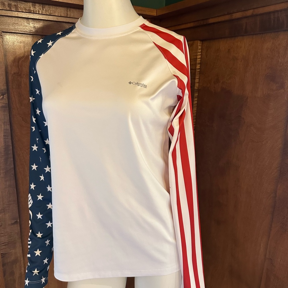 Columbia Patriotic Long Sleeve PFG Shirt